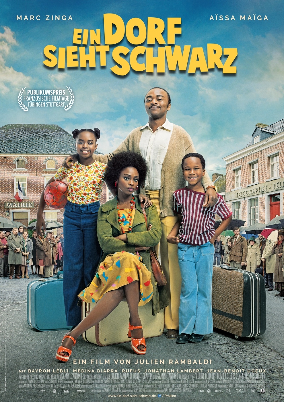 Filmplakat zu Ein Dorf sieht schwarz