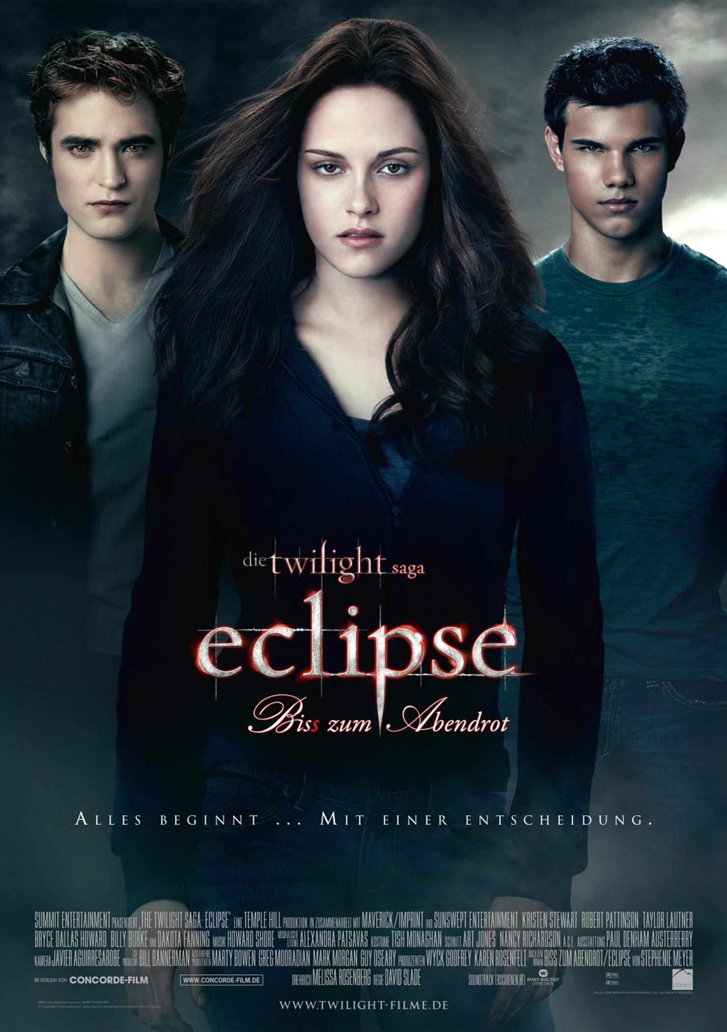 Filmplakat zu Twilight Saga: Eclipse - Biss zum Abendrot