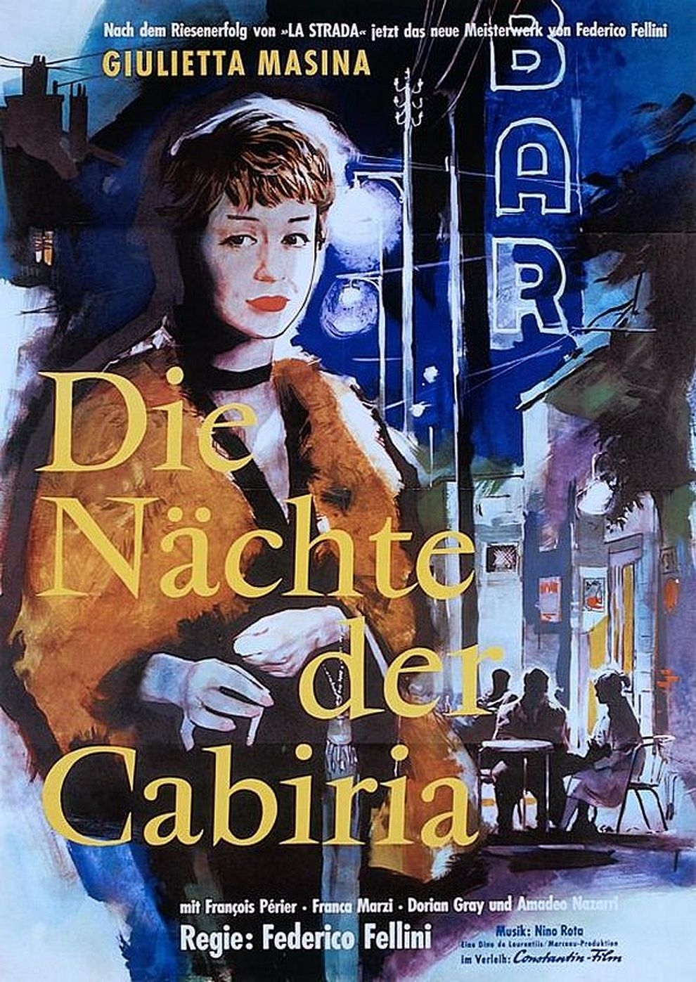 Filmplakat zu Die Nächte der Cabiria