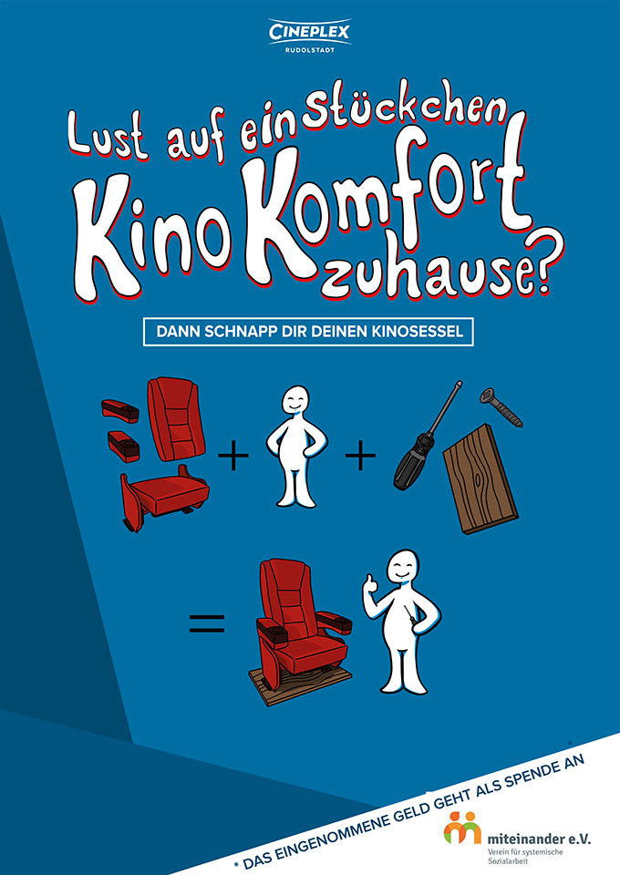 Filmplakat zu Rudolstädter Kinosesselverkauf