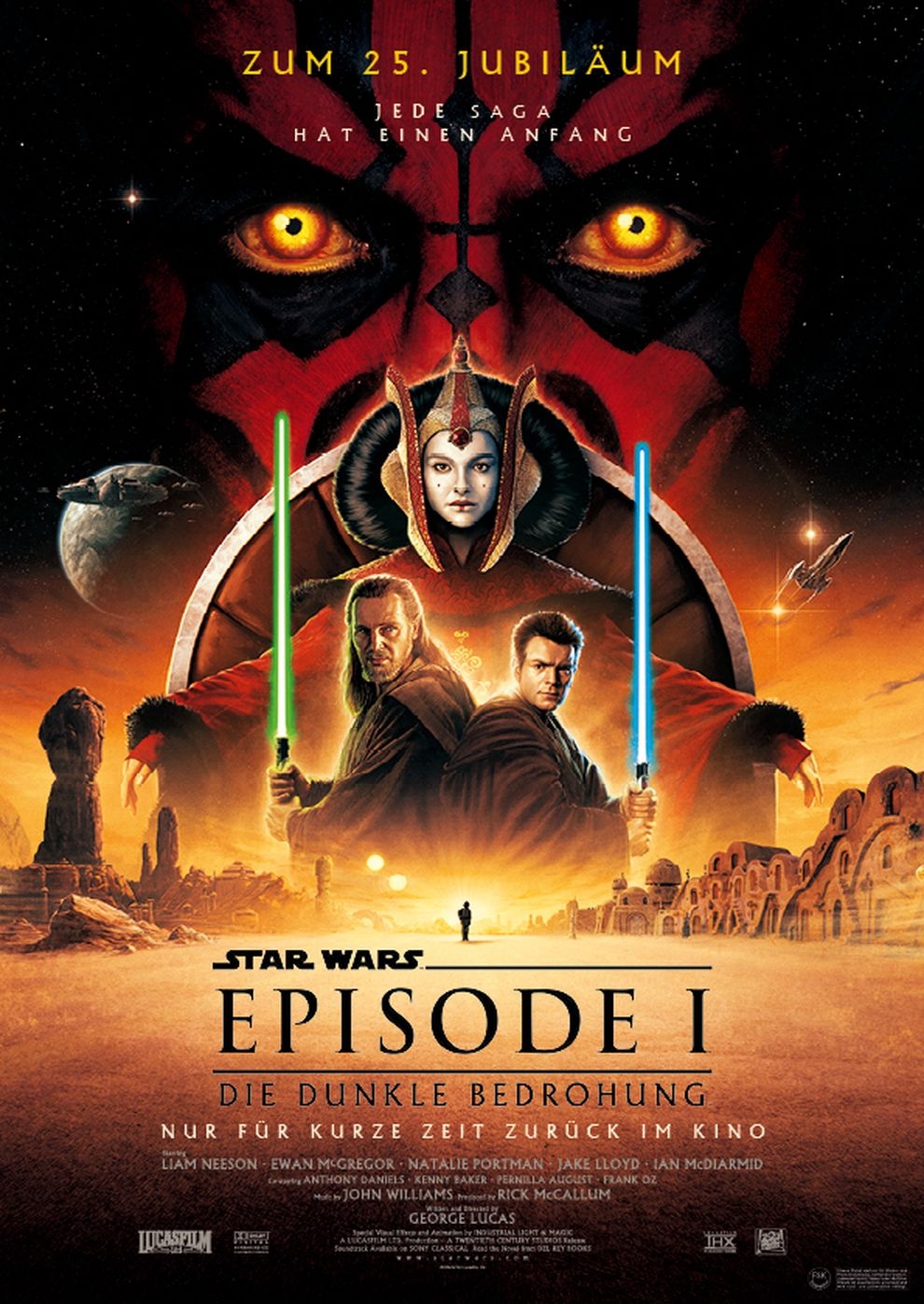 Filmplakat zu Star Wars: Episode I - Die dunkle Bedrohung