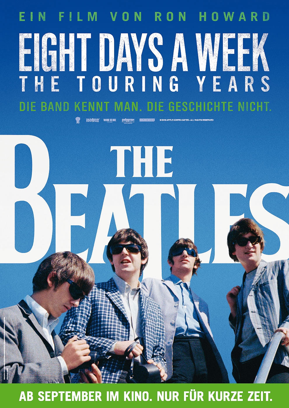 Filmplakat zu The Beatles: Eight Days A Week - The Touring Years