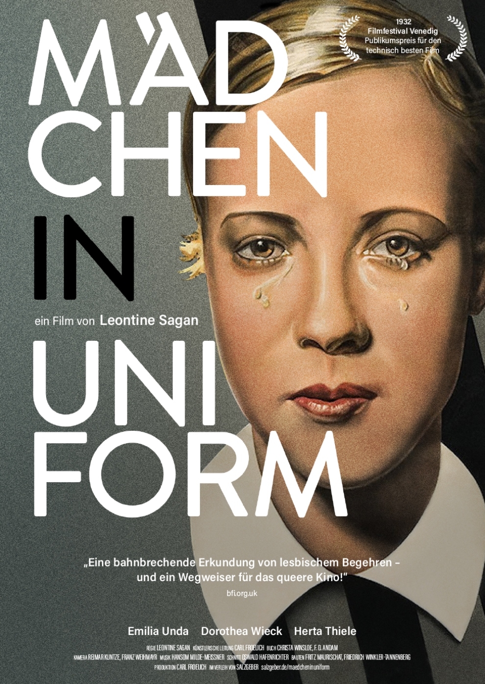 Filmplakat zu Mädchen in Uniform