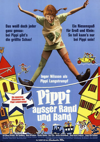 Filmplakat zu Pippi außer Rand und Band
