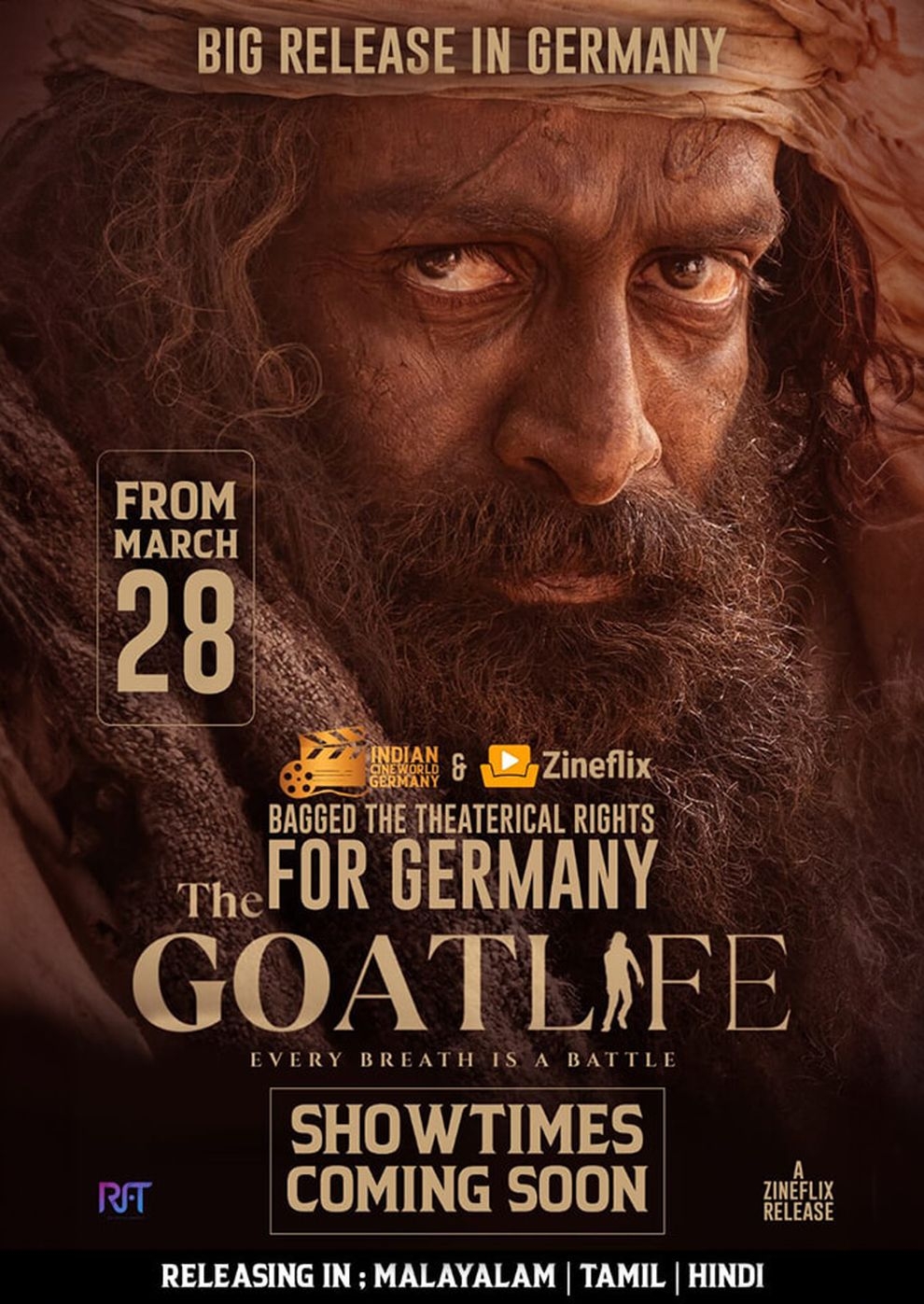 Filmplakat zu Aadujeevitham - The Goat Life