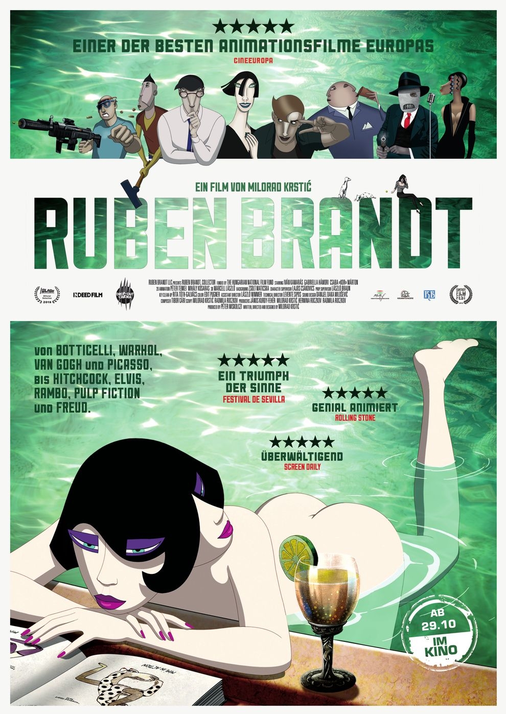 Filmplakat zu Ruben Brandt