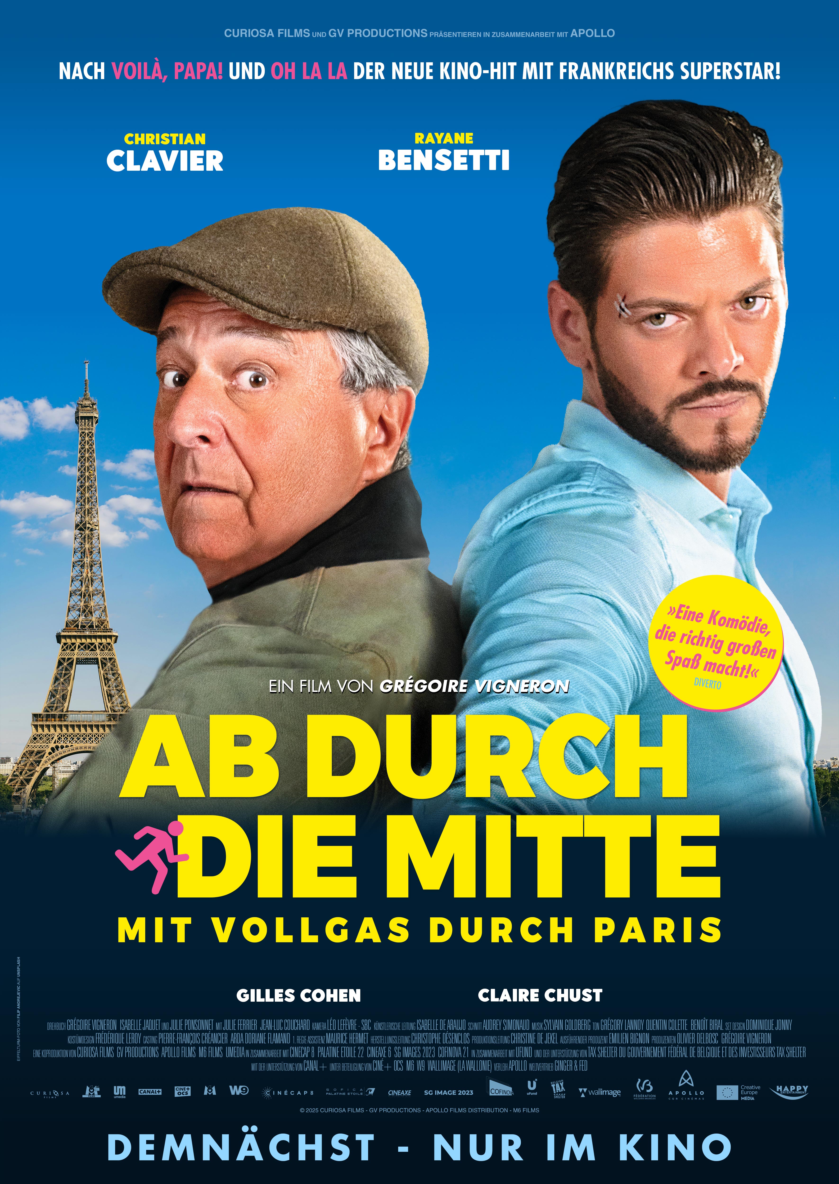 Filmplakat zu Ab durch die Mitte - Mit Vollgas durch Paris