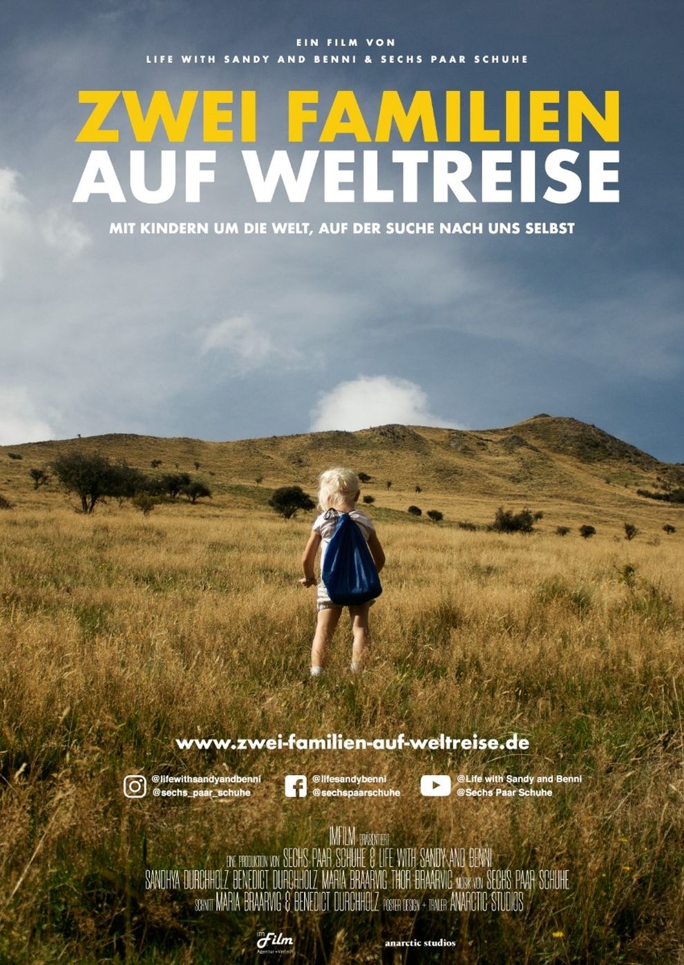 Filmplakat zu Zwei Familien auf Weltreise