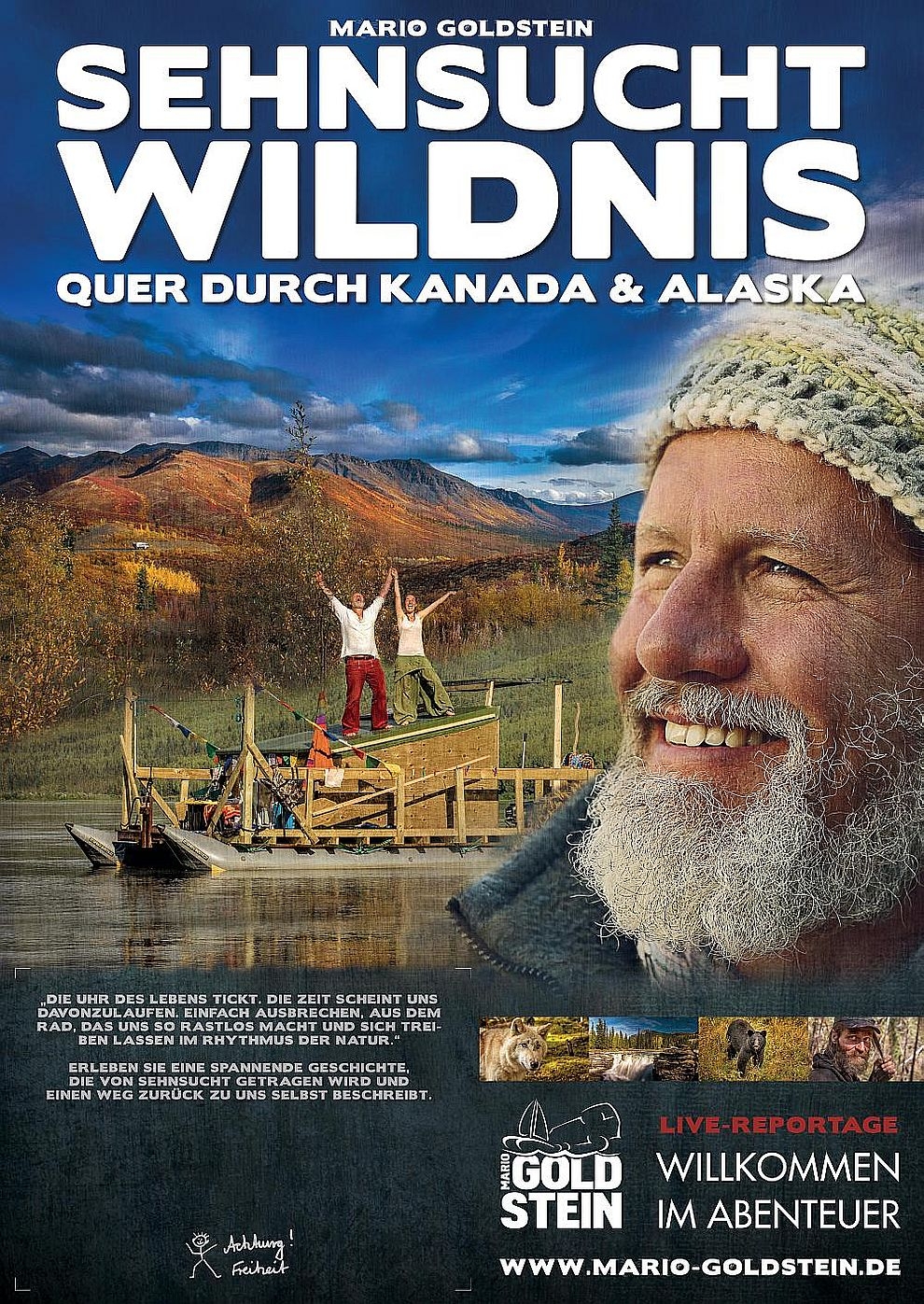 Filmplakat zu Sehnsucht Wildnis - Quer durch Kanada und Alaska