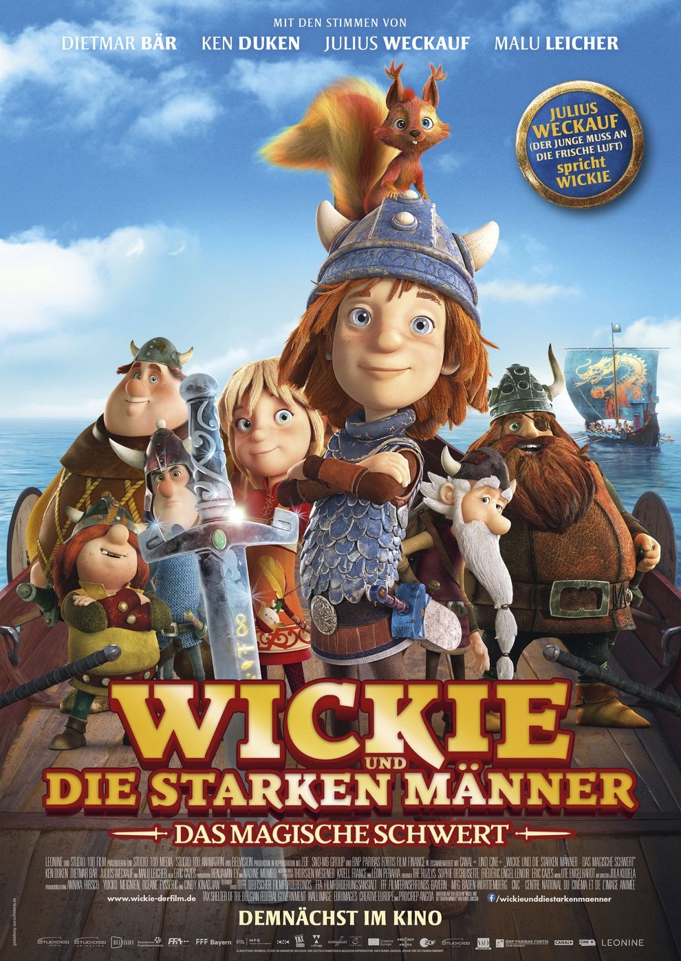 Filmplakat zu Wickie und die starken Männer - Das magische Schwert