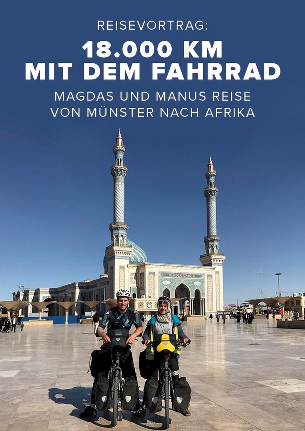 Filmplakat zu 18.000 km mit dem Fahrrad