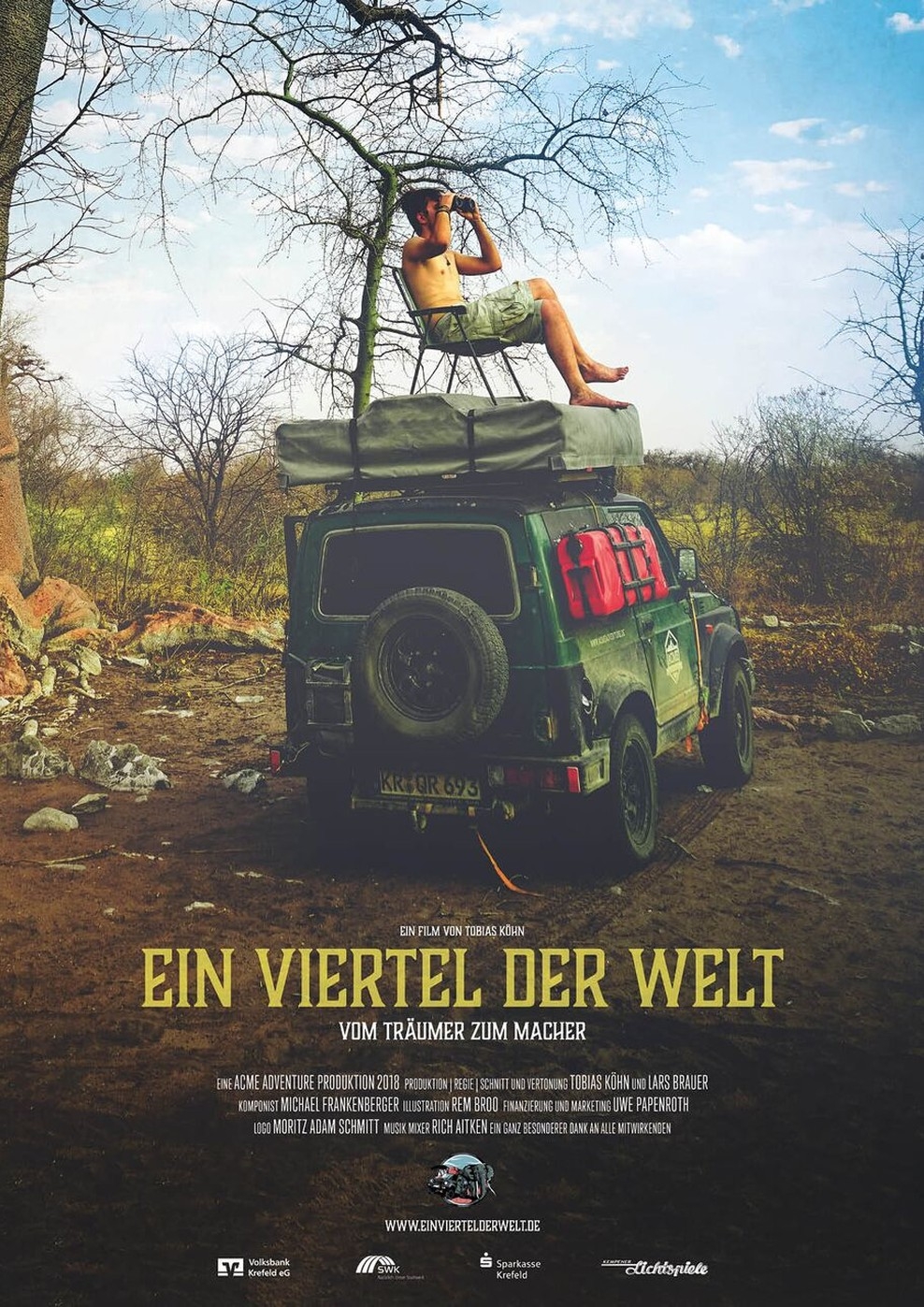 Filmplakat zu Ein Viertel der Welt - Vom Träumer zum Macher