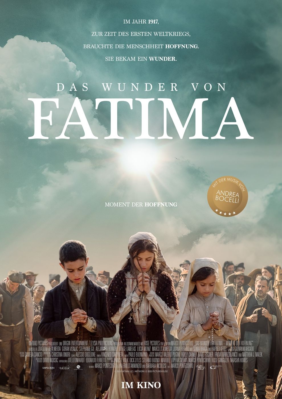 Filmplakat zu Das Wunder von Fatima - Moment der Hoffnung