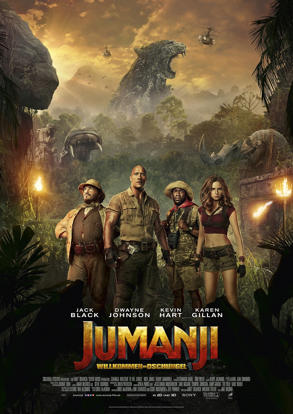 Filmplakat zu Jumanji: Willkommen im Dschungel