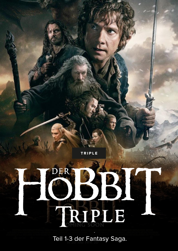 Filmplakat zu Der Hobbit - Triple (Ext.)(OV)