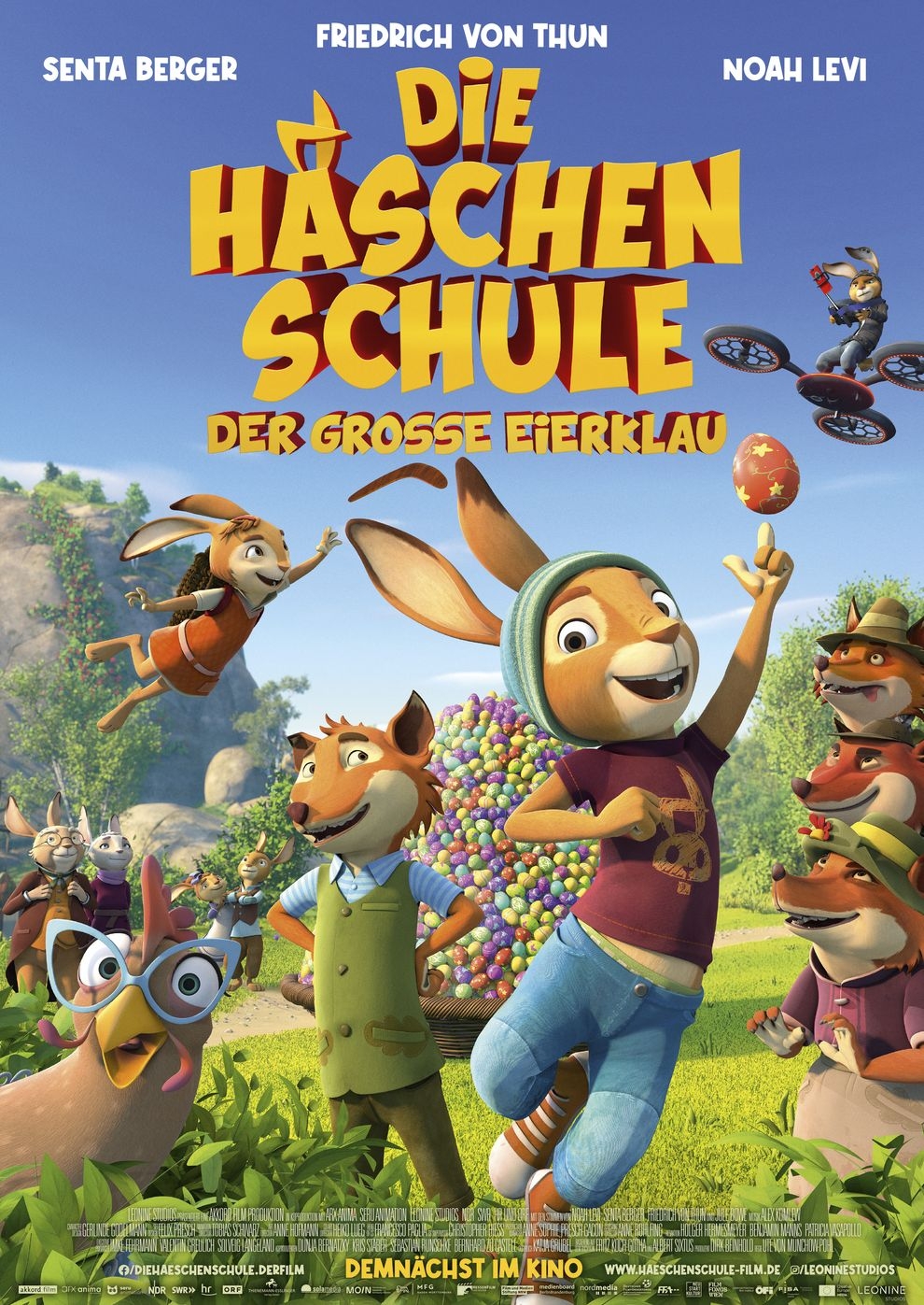 Filmplakat zu Die Häschenschule 2 - Der große Eierklau