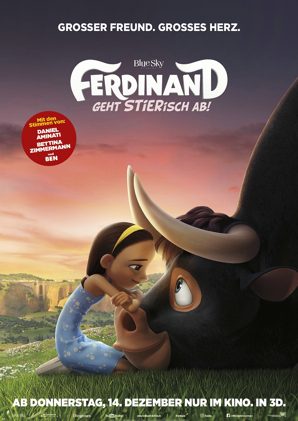 Filmplakat zu Ferdinand - Geht Stierisch ab!