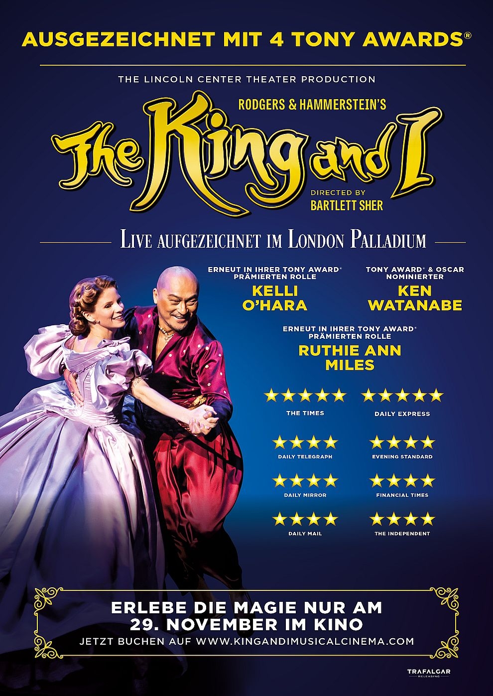 Filmplakat zu The King And I - Musical from London Palladium 2018