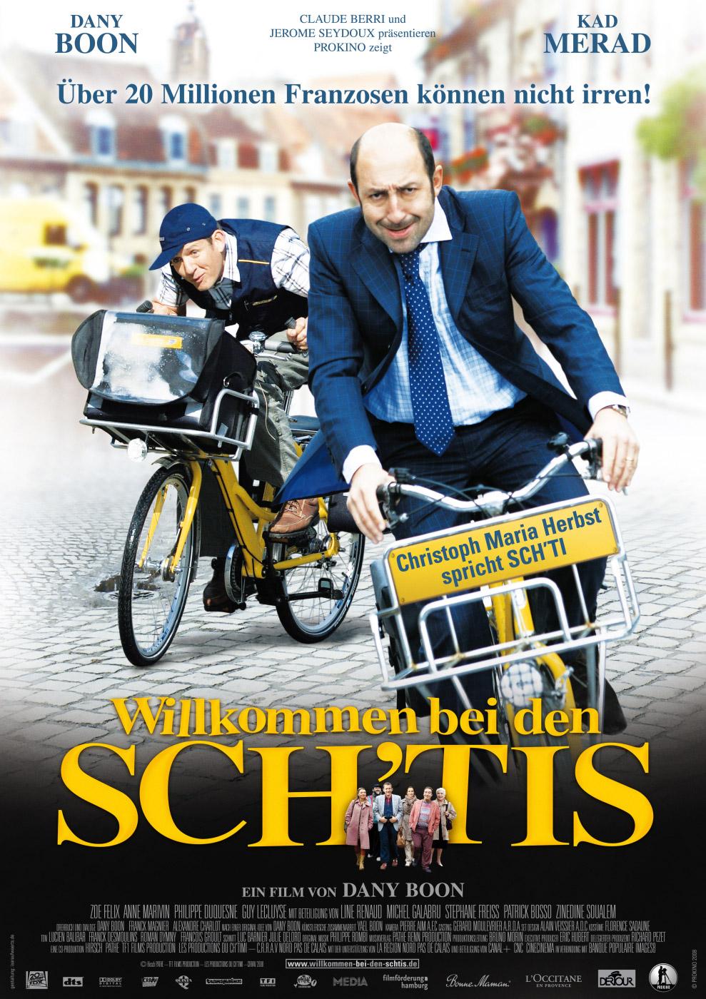 Filmplakat zu Willkommen bei den Sch'tis