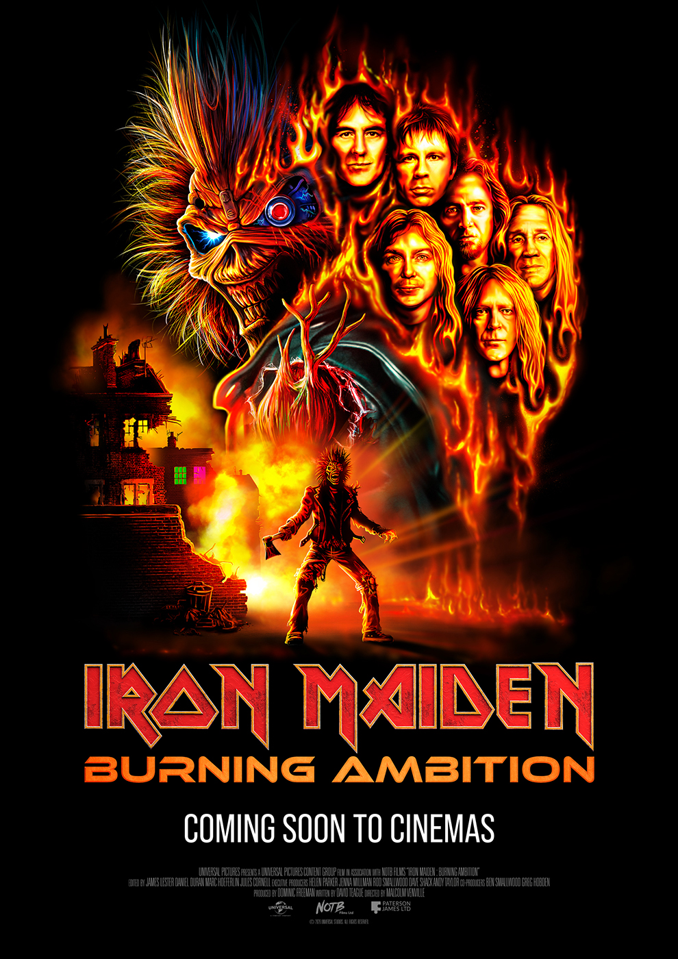 Filmplakat zu Iron Maiden: Burning Ambition