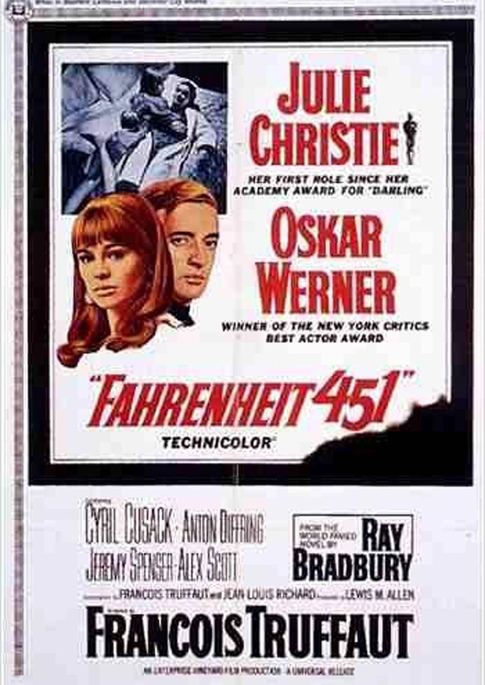 Filmplakat zu Fahrenheit 451