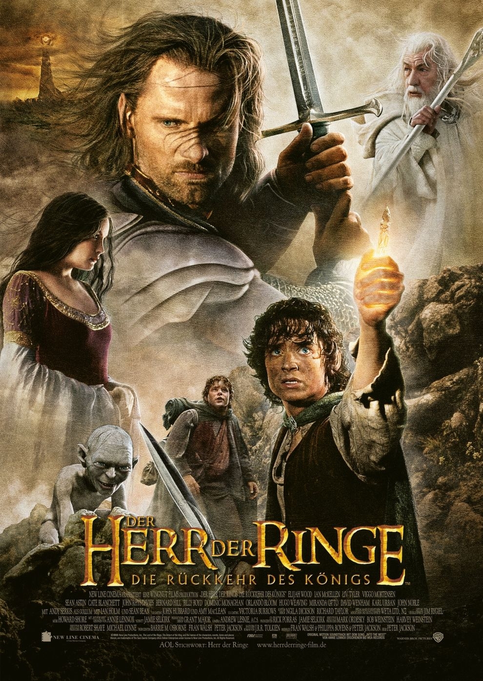 Filmplakat zu Herr der Ringe 3