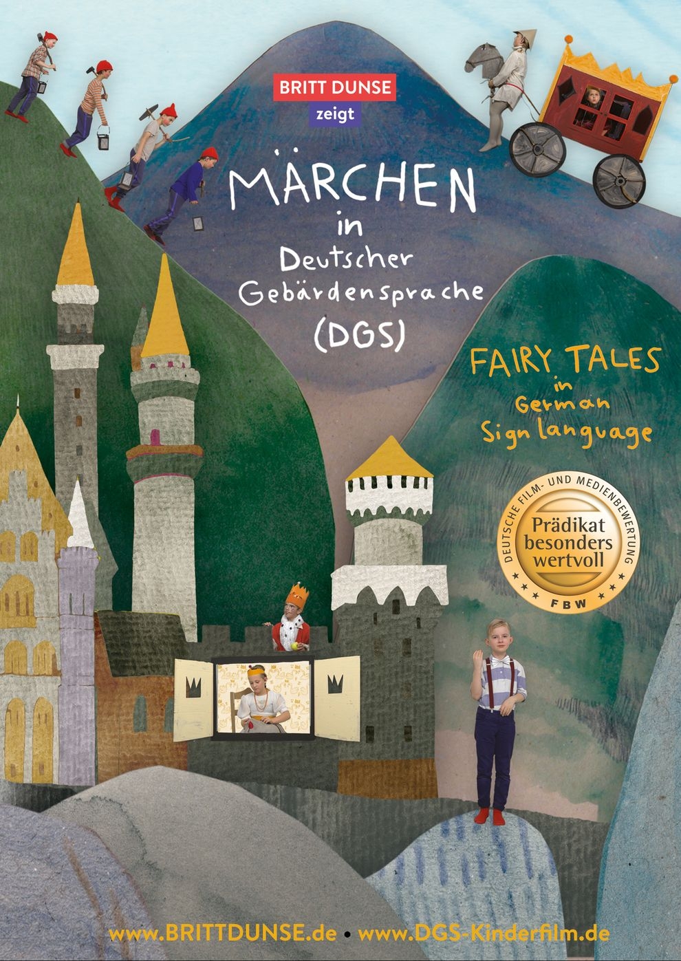 Filmplakat zu Märchen in deutscher Gebärdensprache (DGS)