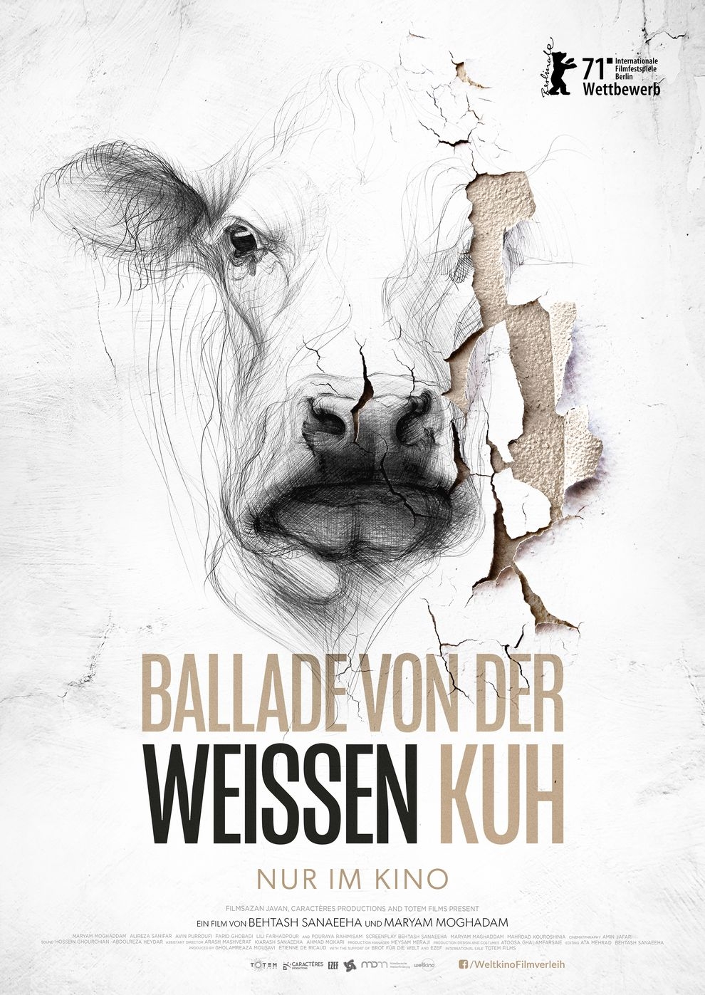 Filmplakat zu Ballade von der weißen Kuh