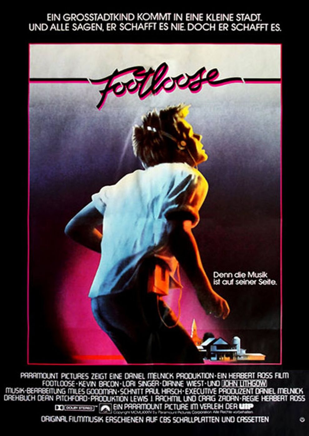 Filmplakat zu Footloose (1984)
