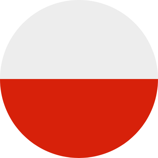Grafik, die die Polnische Flagge zeigt. 