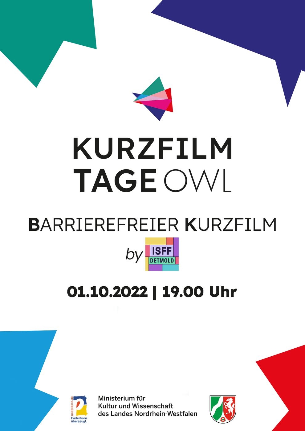 Filmplakat zu KURZFILMTAGE OWL: International Short Film Festival Detmold - Barrierefreie Kurzfilme