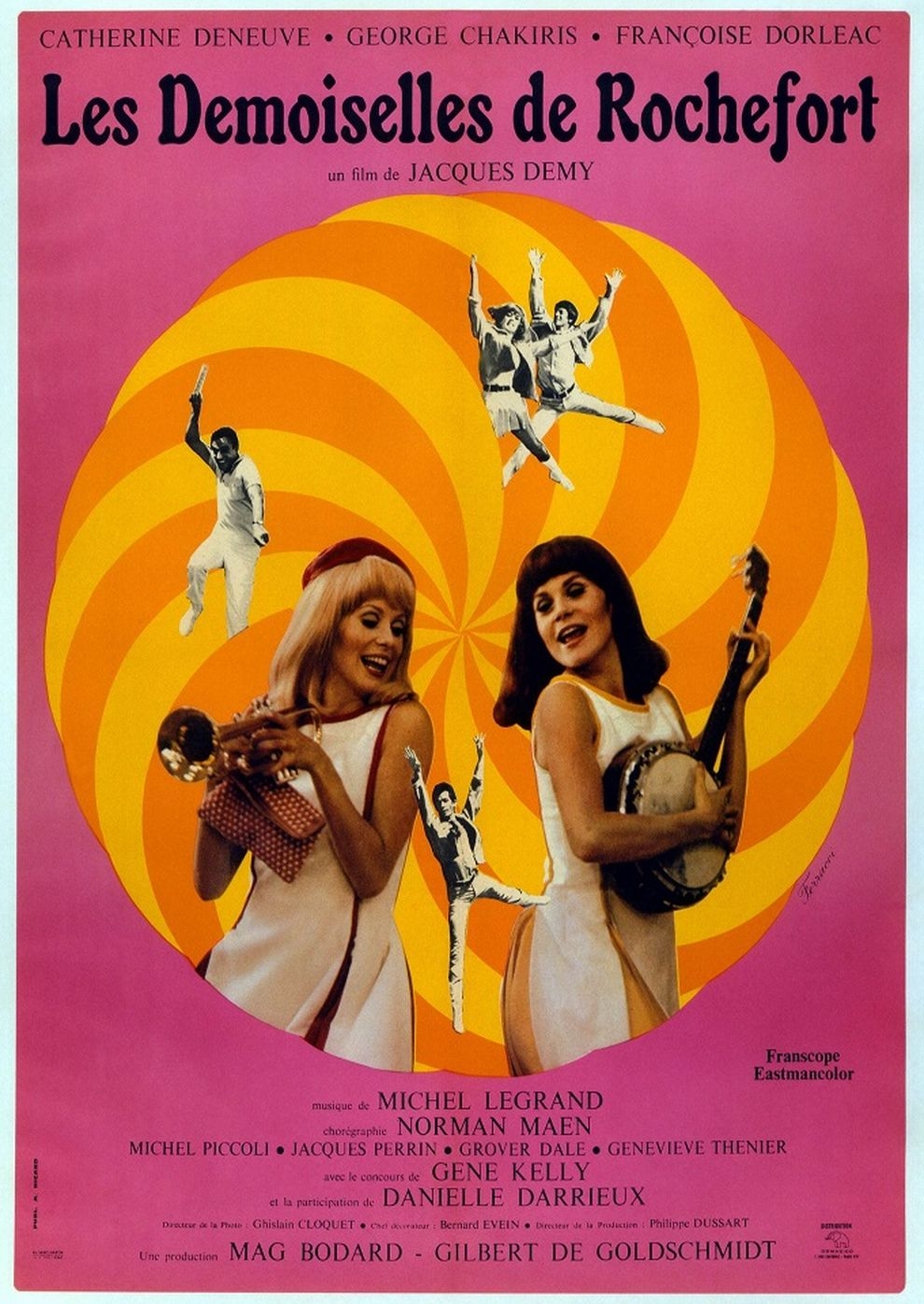 Filmplakat zu Die Mädchen von Rochefort