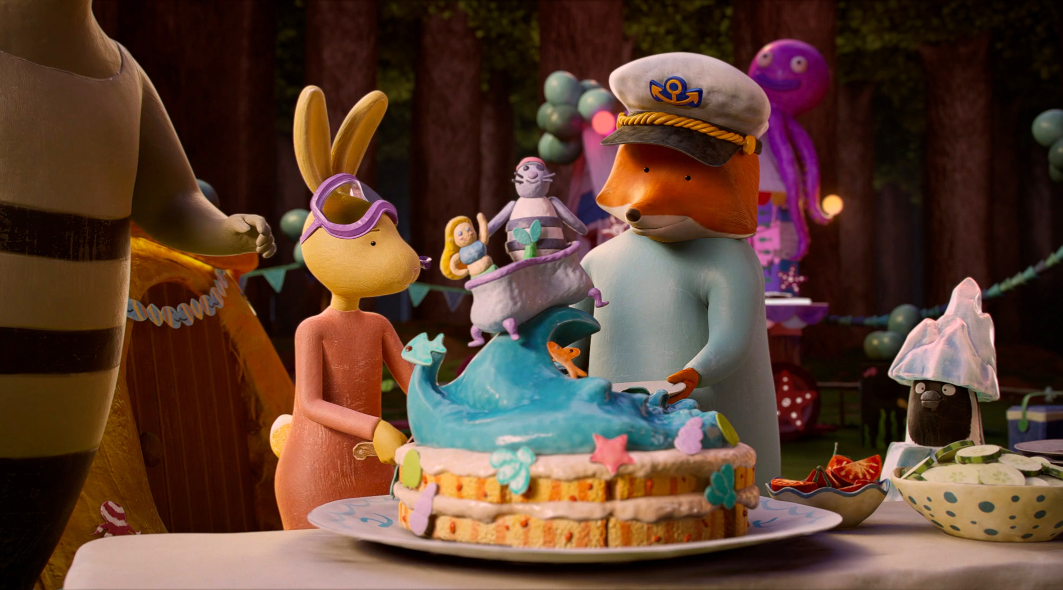 Szenenbild zu Fuchs und Hase retten den Wald