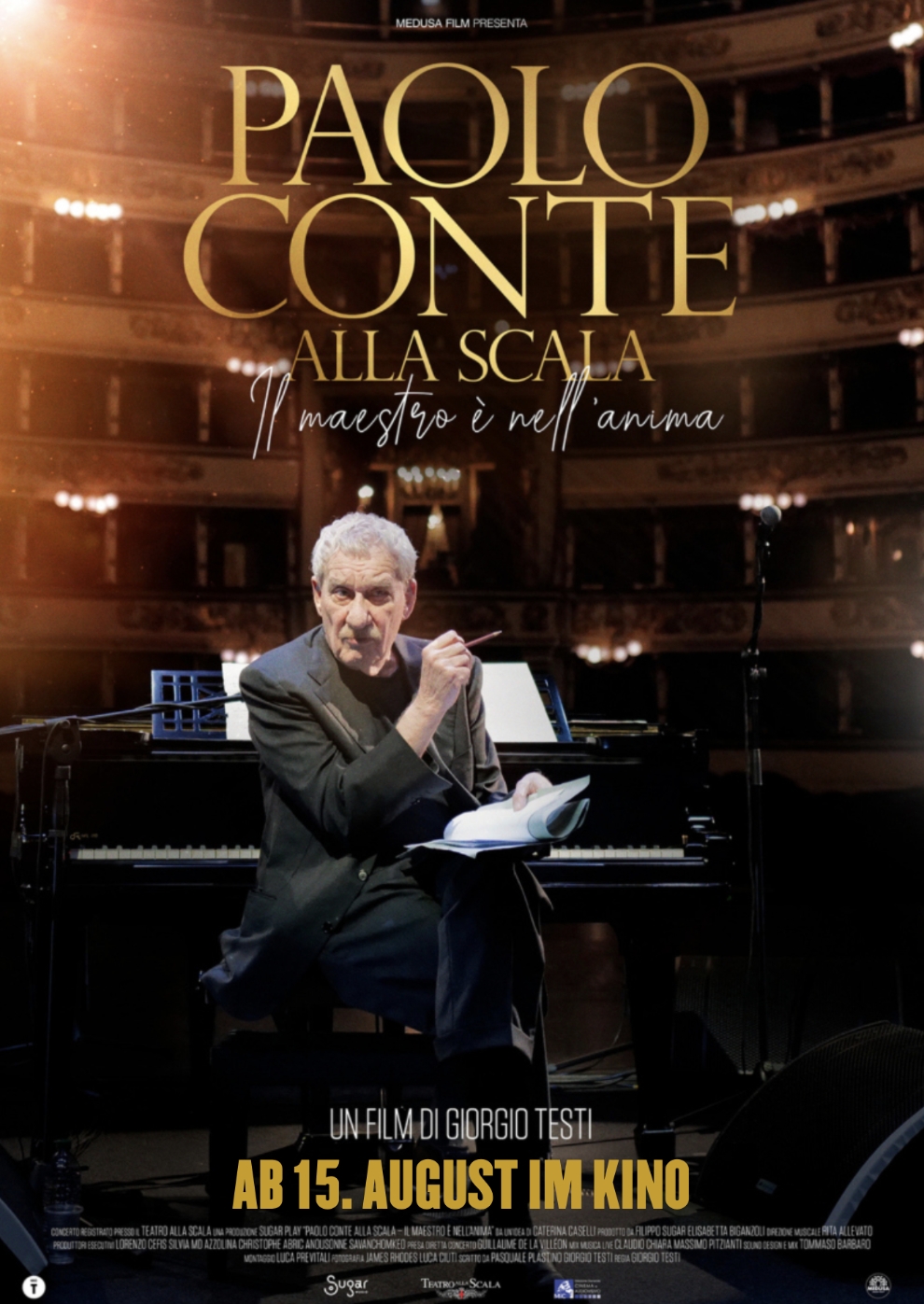 Filmplakat zu Paolo Conte Alla Scala