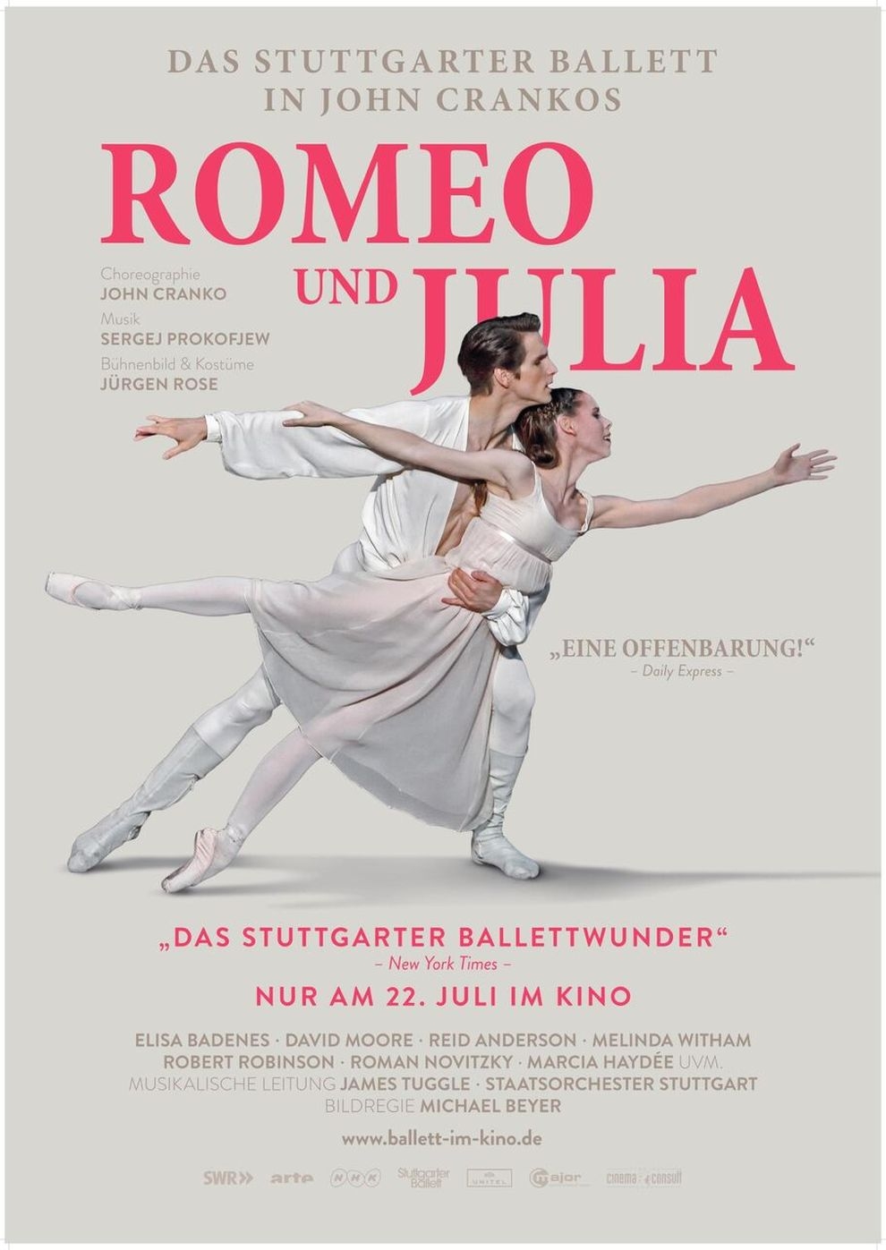 Filmplakat zu John Crankos Romeo & Julia - Das Stuttgarter Ballettwunder