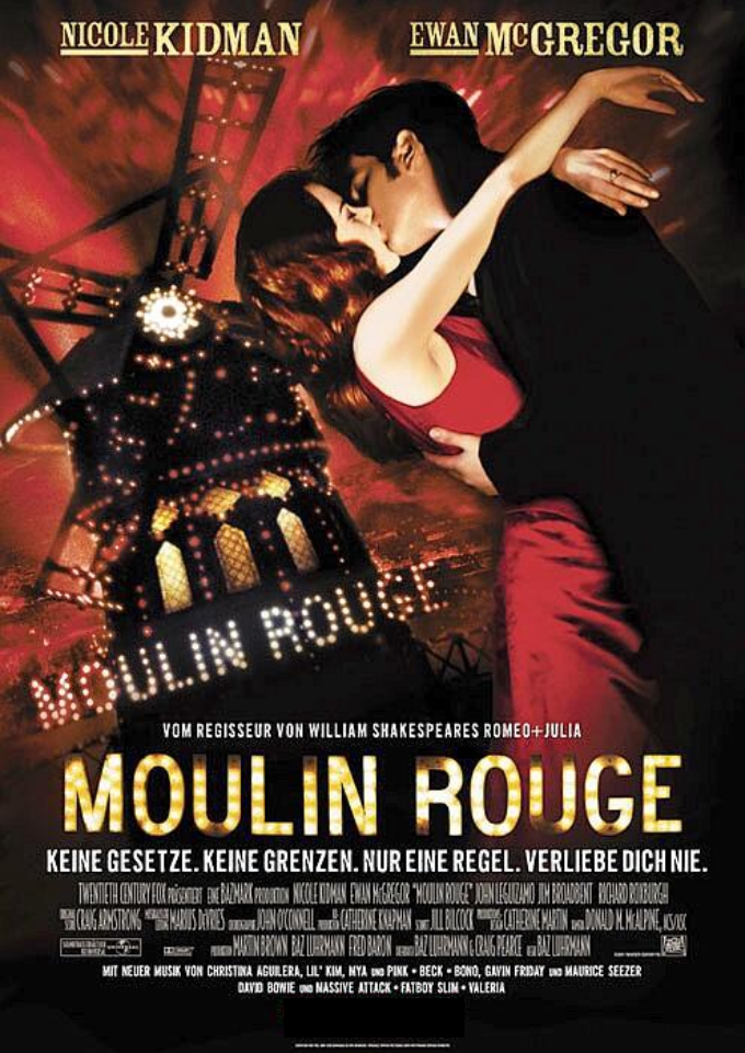Filmplakat zu Moulin Rouge (2001)
