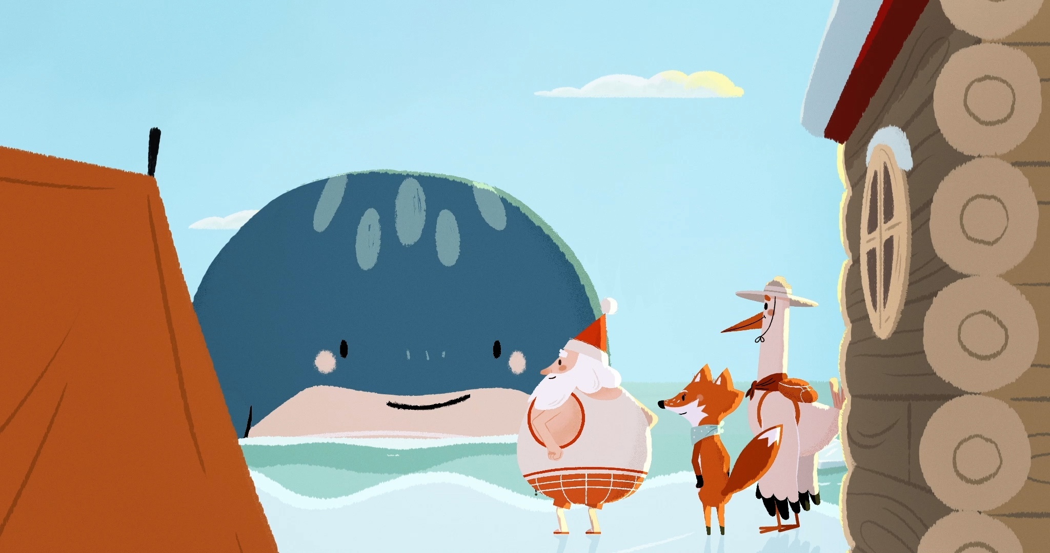 Szenenbild zu Weihnachten der Tiere