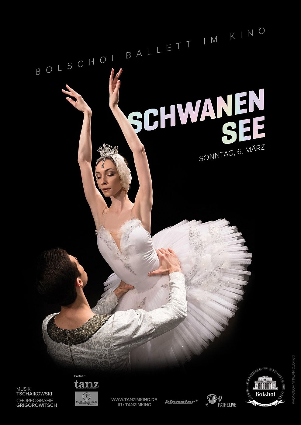 Filmplakat zu Bolshoi Ballet: Schwanensee (2019/20 Live)