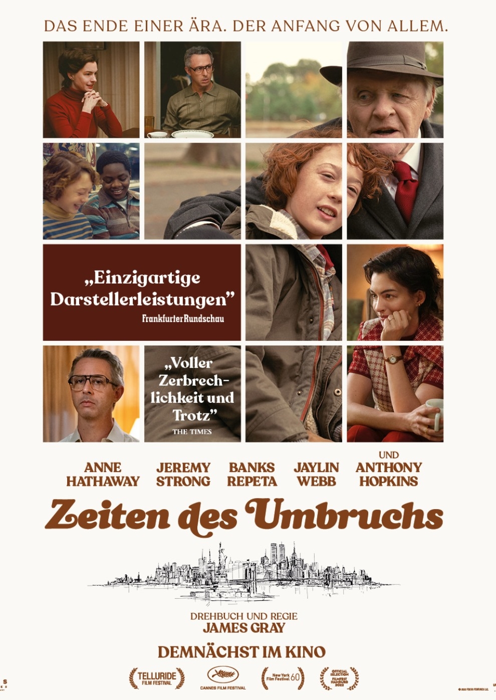 Filmplakat zu Zeiten des Umbruchs