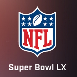 schwarzer Hintergrund mit Schriftzug auf dem steht: American Football Nacht - Finale