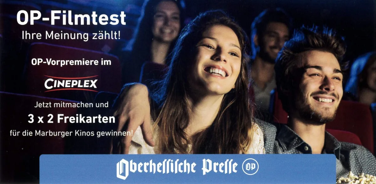OP-Vorpremiere mit OP-Filmtest. Ihre Meinung zählt. Nach dem Film abstimmen und Freikarten gewinnen.