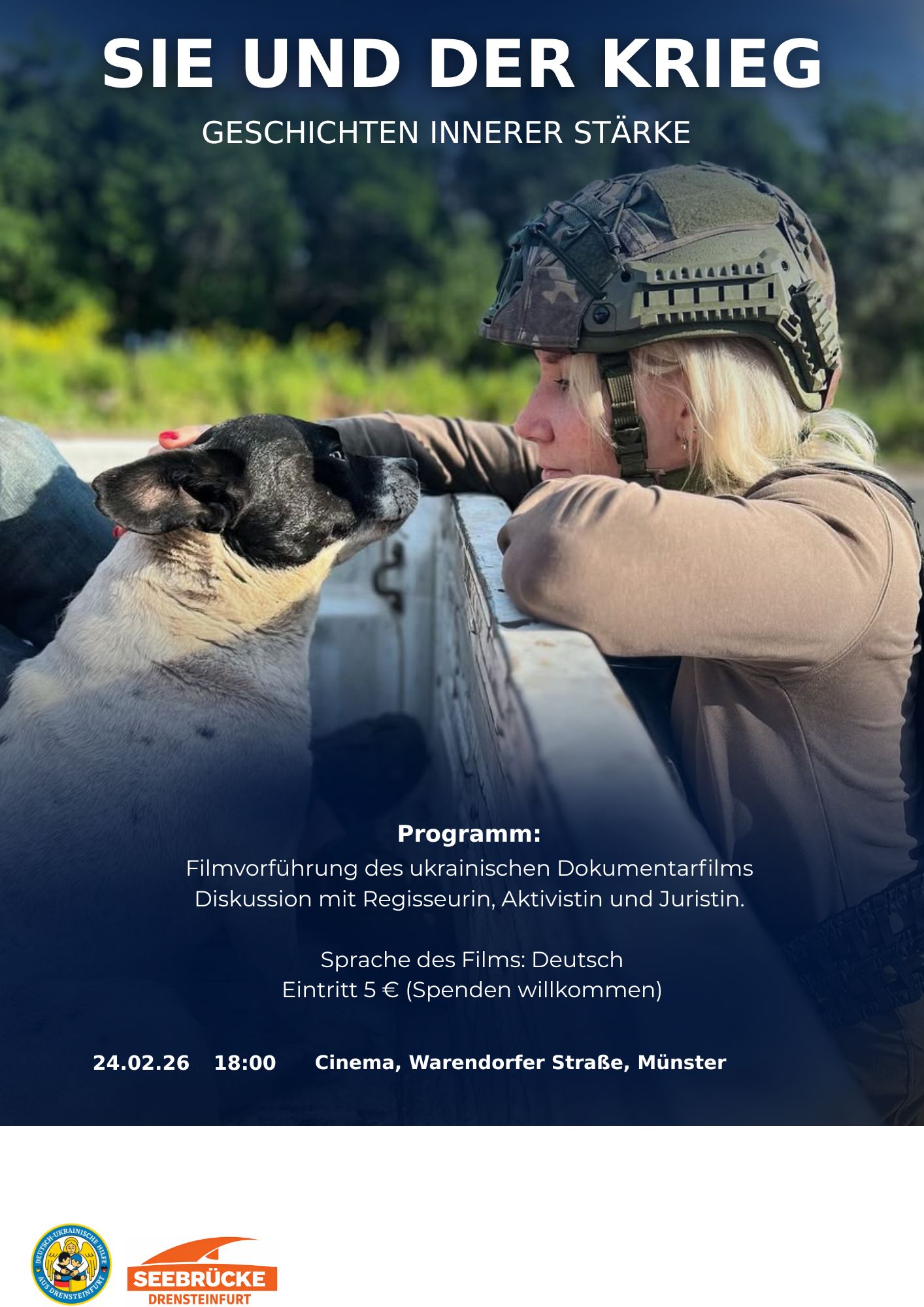 Filmplakat zu Sie und der Krieg: Geschichten innerer Stärke