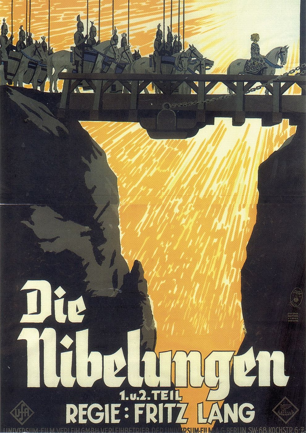Filmplakat zu Die Nibelungen 2. Teil: Kriemhilds Rache