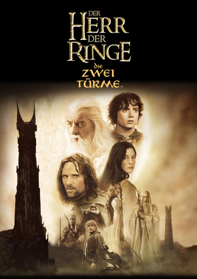 Filmplakat zu Der Herr der Ringe 2: Die zwei Türme (Ext.)