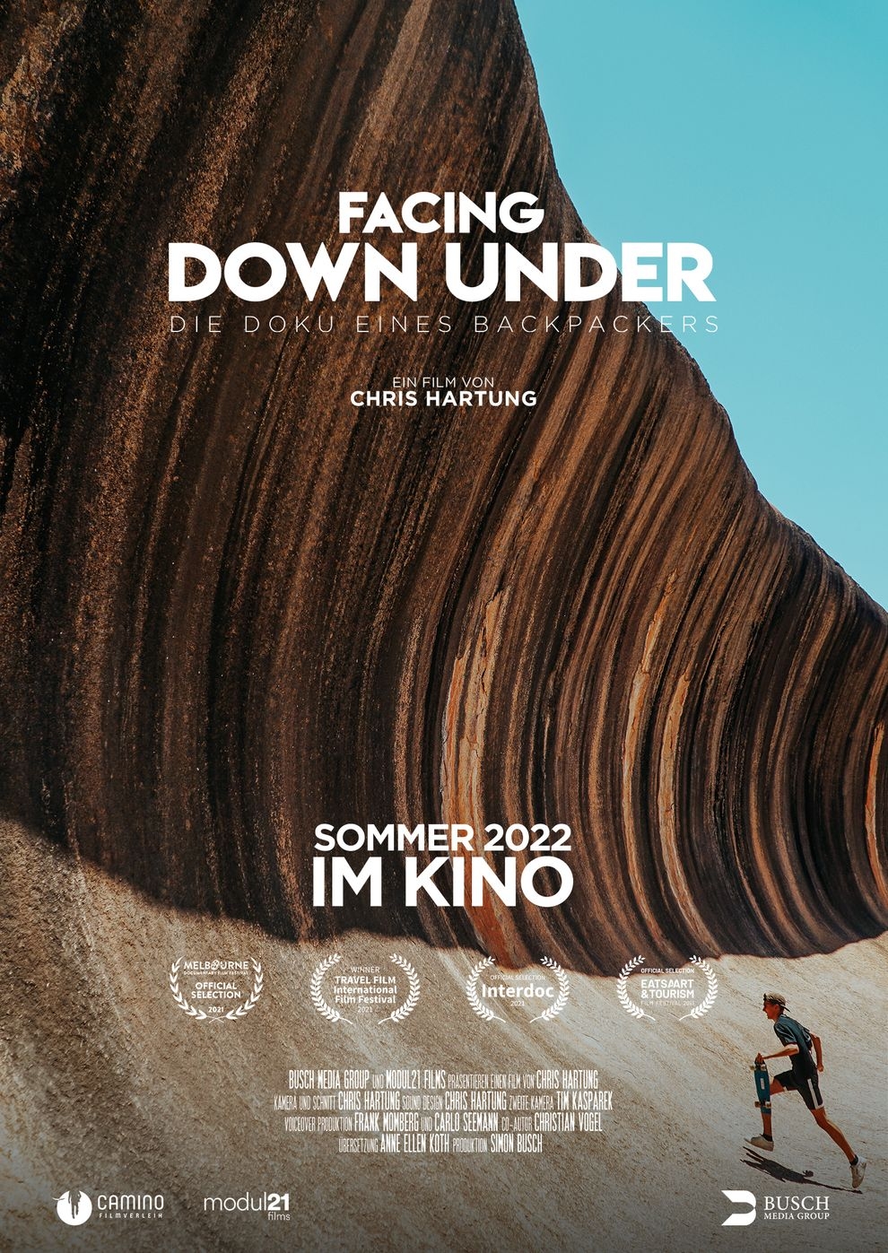 Filmplakat zu Facing Down Under - Die Doku eines Backpackers