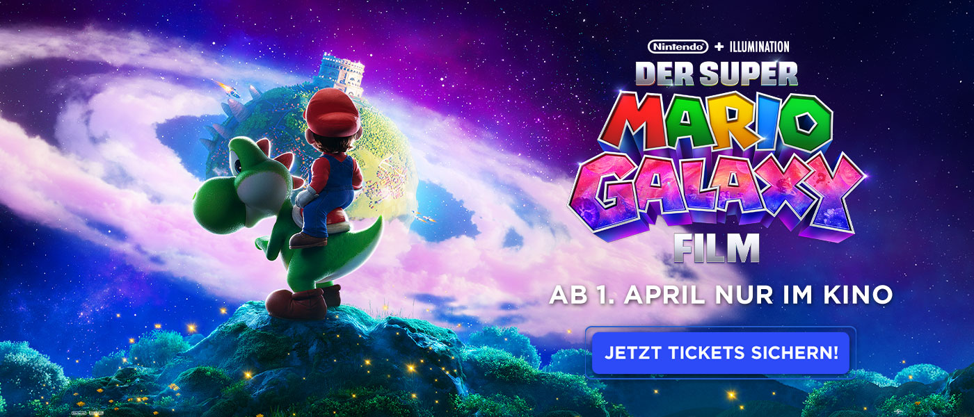 Promobanner zu Der Super Mario Galaxy Film