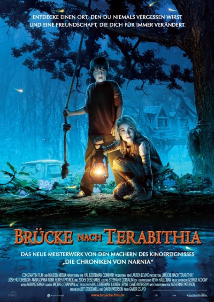 Filmplakat zu Die Brücke nach Terabithia