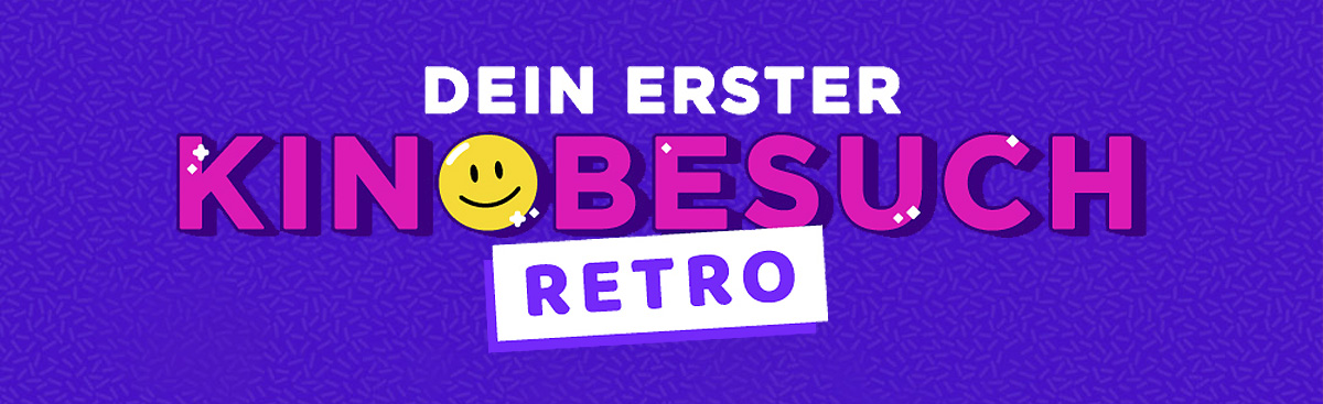 Banner Dein erster Kinobesuch Retro