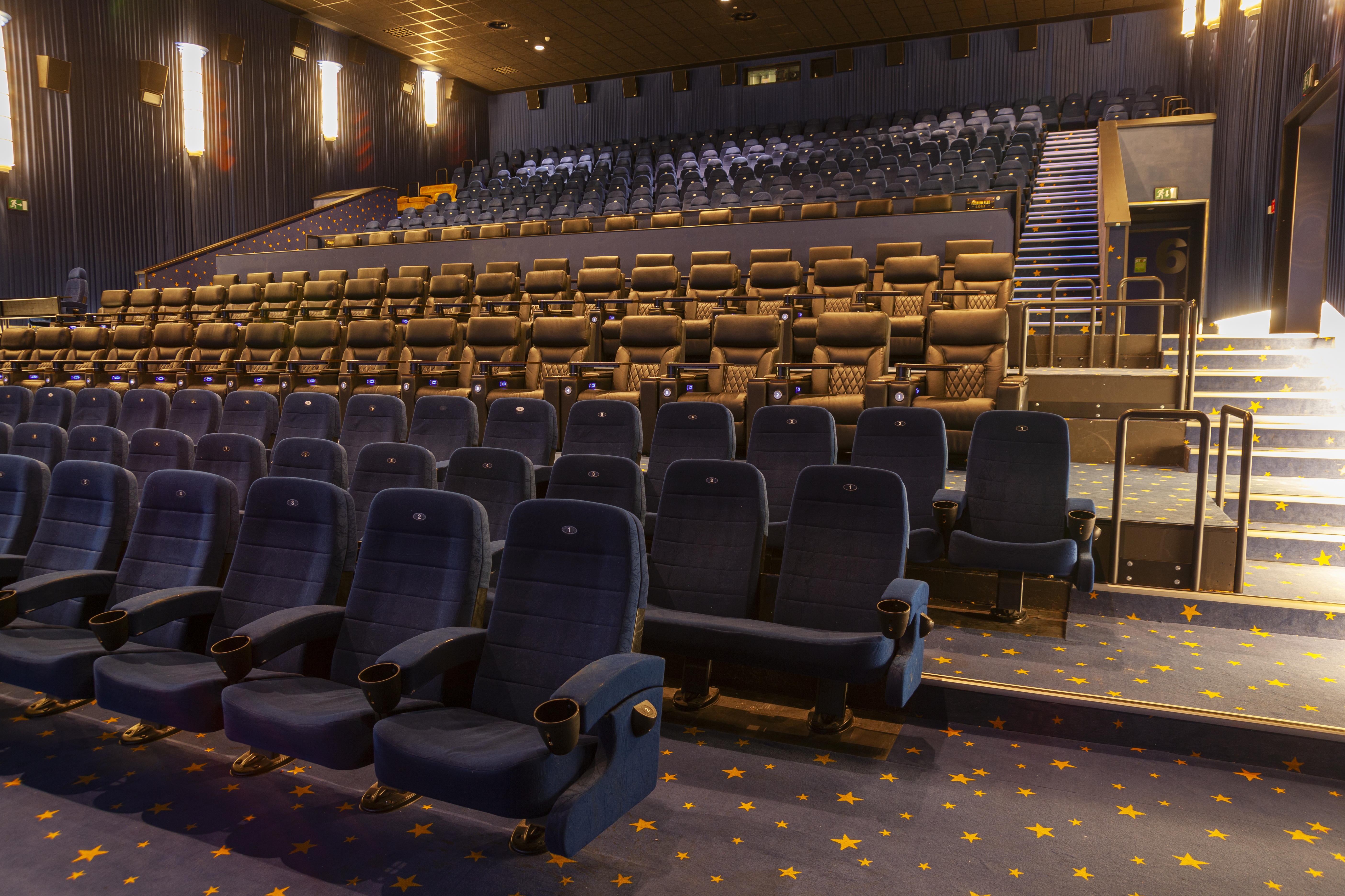 Kinosaal 6 von vorne