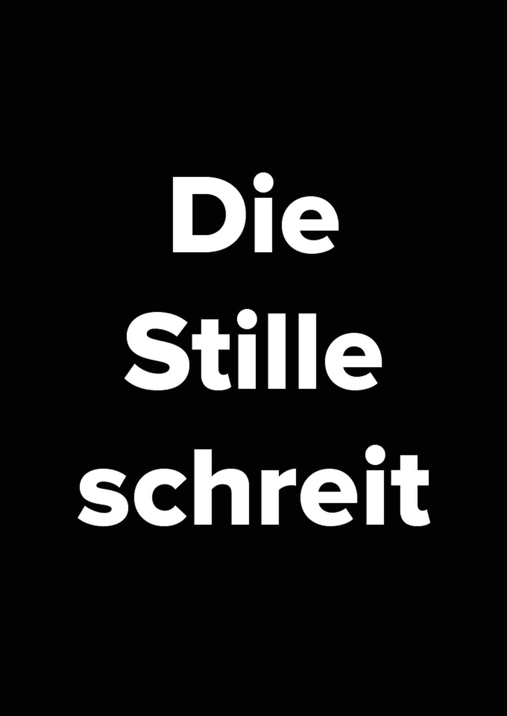 Filmplakat zu Die Stille schreit